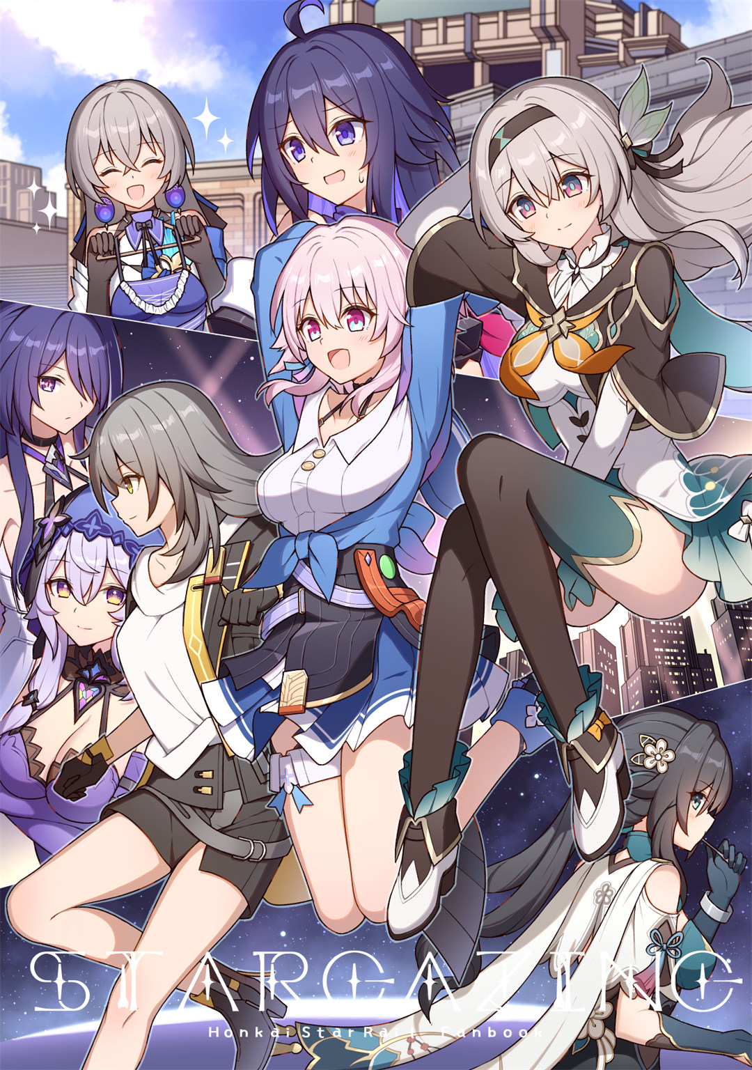 【P站美图】虚拟主播 兎咲ミミ 双马尾美少女 崩坏：星穹铁道 知更鸟 插画美图推荐 P站美图-第4张