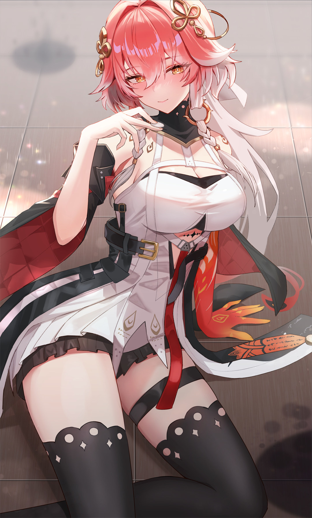 【P站美图】阳炎project 热裤美少女 鸣潮 长离 鸣潮 折枝 插画美图推荐 P站美图-第7张