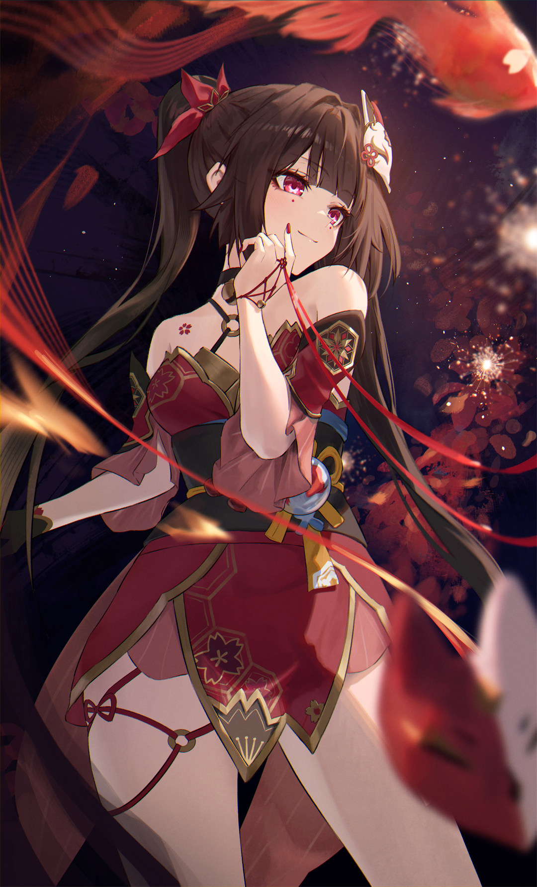 【P站美图】星铁 花火 鸣潮 白芷 原神 芙宁娜 兽耳美少女  插画美图推荐 P站美图-第3张