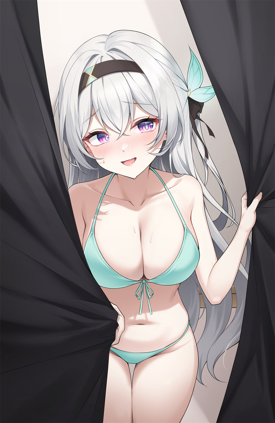 【插画精选】星铁 流萤 绝区零 艾莲乔 NIKKE：胜利女神 海水浴 会员插画美图推荐 精选插画-第1张
