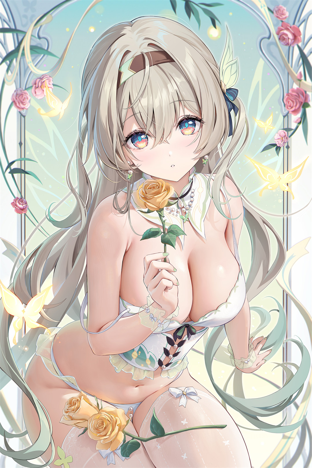 【插画精选】JK短裙美少女 绝区零 妮可 星铁 流萤 会员插画美图推荐 插画精选-第6张