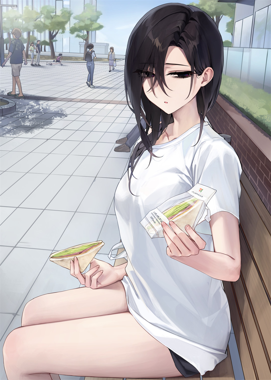 【P站美图】绝区零 铃 艾莲乔 黑长直美少女 鸣潮 吟霖 明日方舟 佩佩 插画美图推荐 P站美图-第5张
