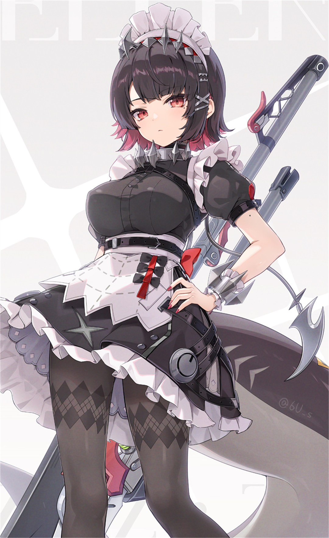 【P站美图】绝区零 铃 艾莲乔 黑长直美少女 鸣潮 吟霖 明日方舟 佩佩 插画美图推荐 P站美图-第8张