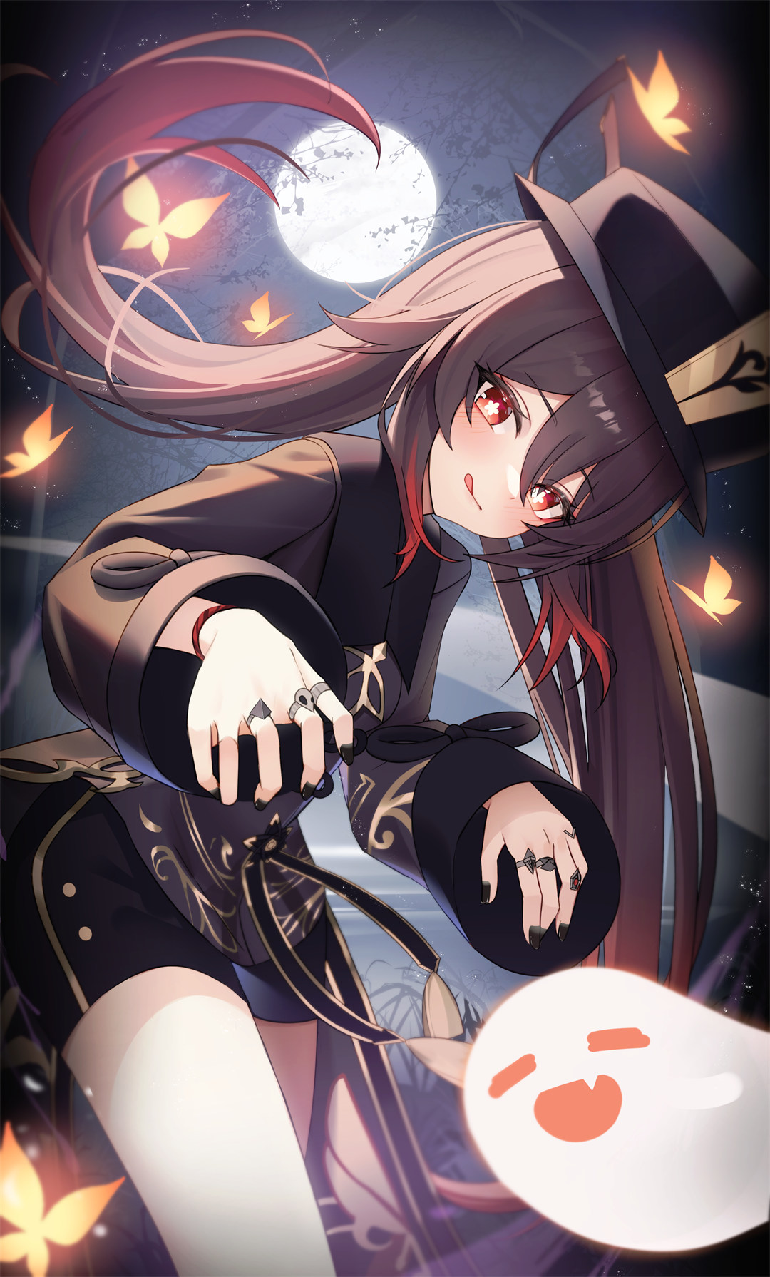 【P站美图】绝区零 铃 艾莲乔 黑长直美少女 鸣潮 吟霖 明日方舟 佩佩 插画美图推荐 P站美图-第9张