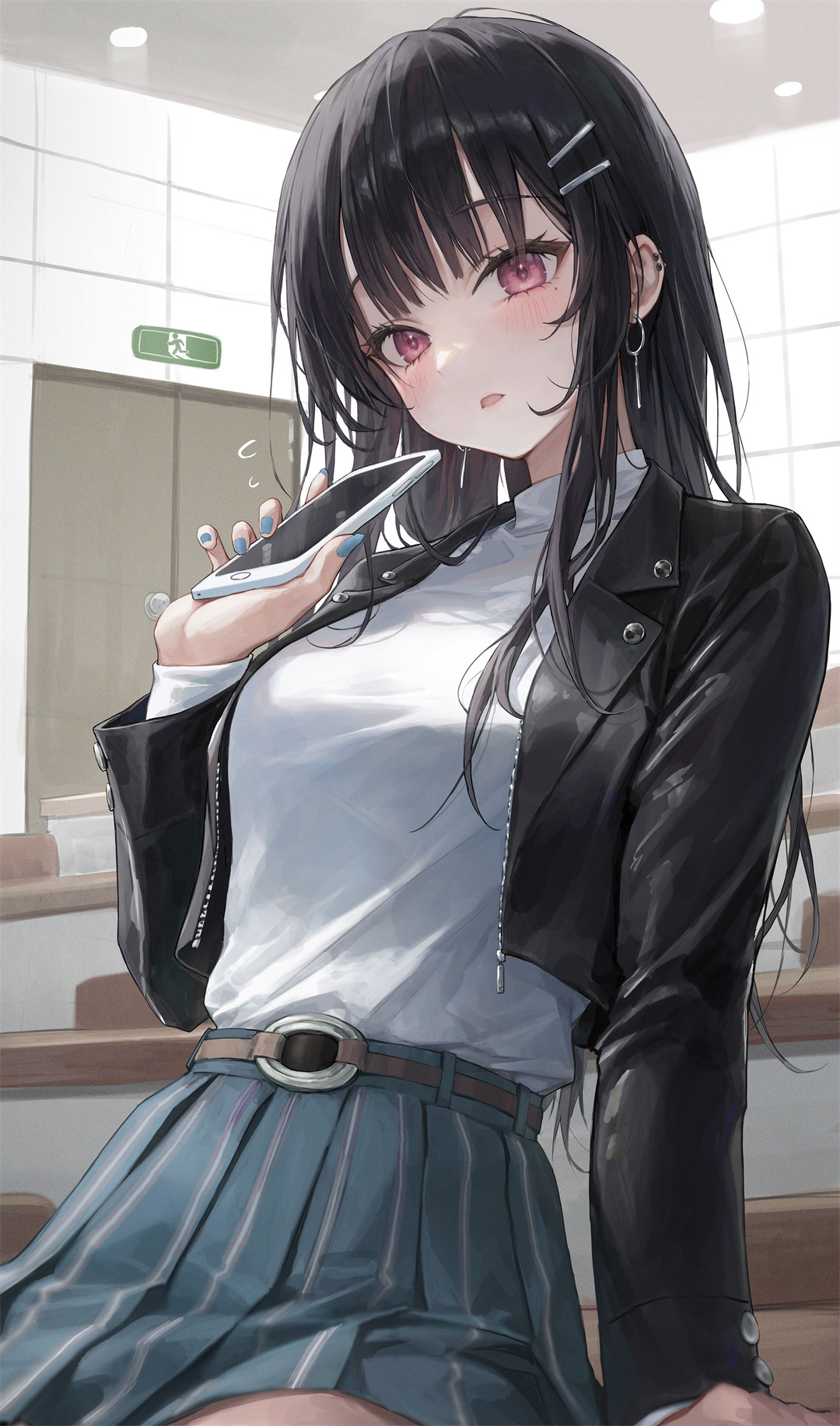 【P站美图】虚拟主播 星街すいせい 星铁 花火 双马尾美少女 原神 雷电将军 插画美图推荐 P站美图-第1张