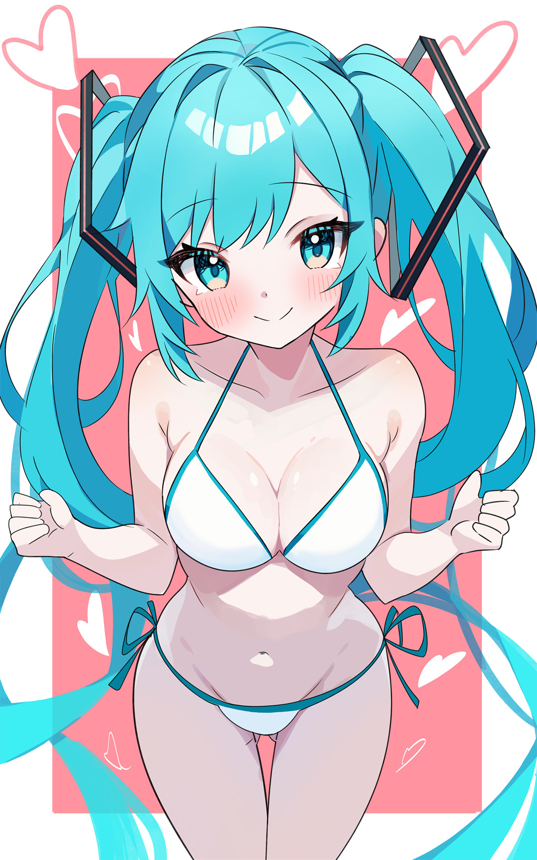 【插画精选】虚拟主播 常暗永远 碧蓝档案 一之濑明日奈 双马尾 会员插画美图推荐 精选插画-第3张