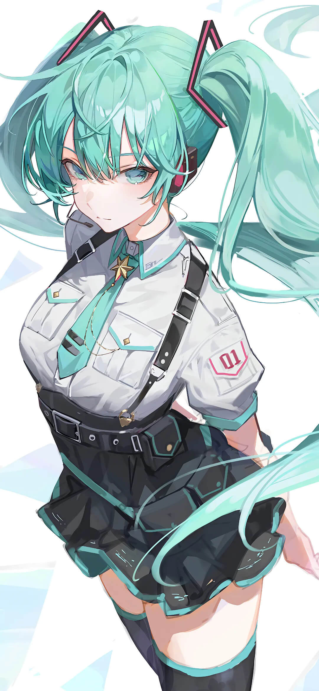 【动漫壁纸】碧蓝档案 小鸟游星野 星铁 流萤 还是初音未来!我放空整个心脏 只放你在心上 手机壁纸-第1张