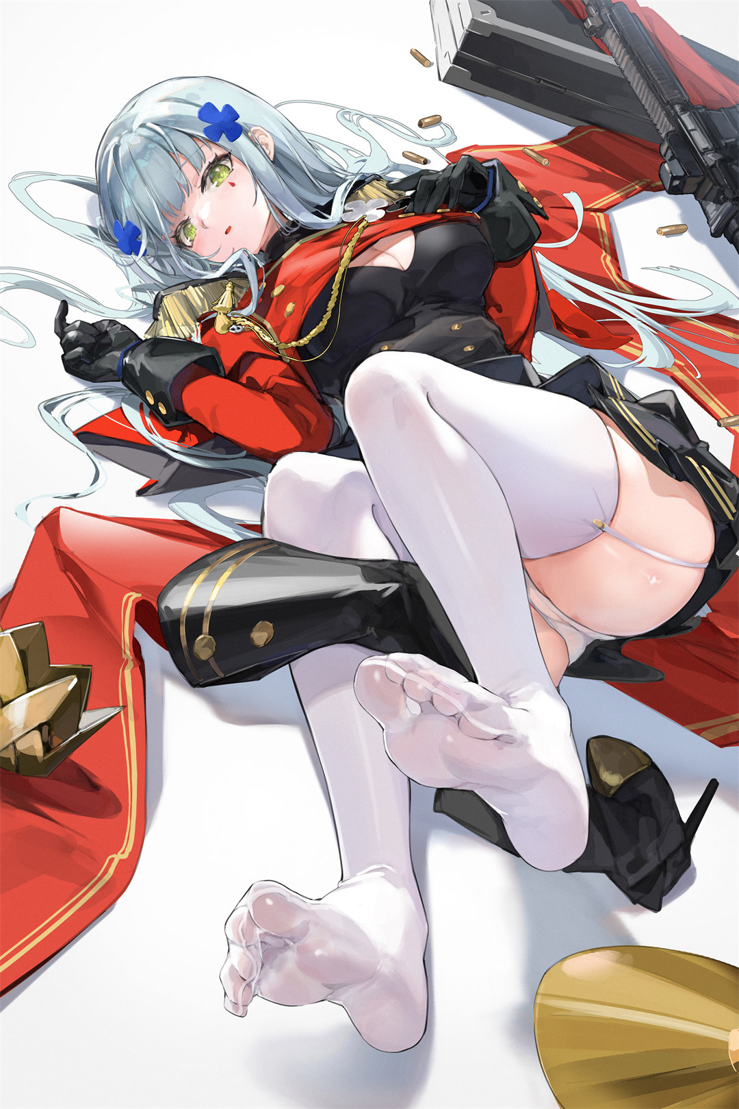 【插画精选】短裙 JK制服 白丝 兔女郎美少女 会员插画美图推荐 精选插画-第5张
