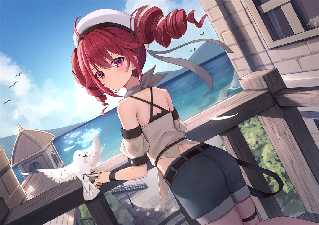【P站美图】碧蓝档案 妃咲 砂狼シロコ 圣园弥香 双马尾Miku 插画美图推荐 P站美图-第4张
