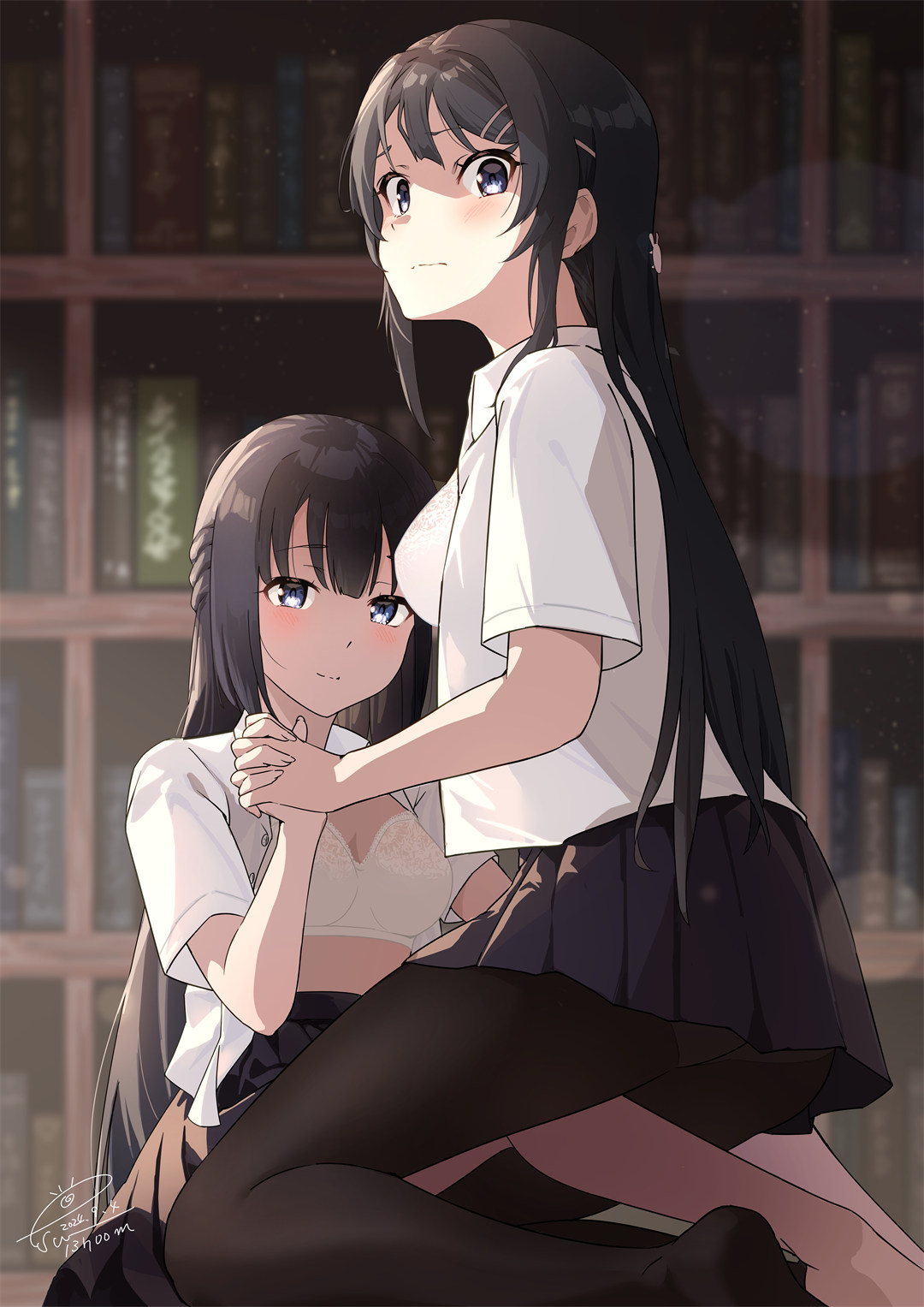 【P站美图】星铁 阮梅 初音未来 制服美少女 原神 玛拉妮 插画美图推荐 P站美图-第14张