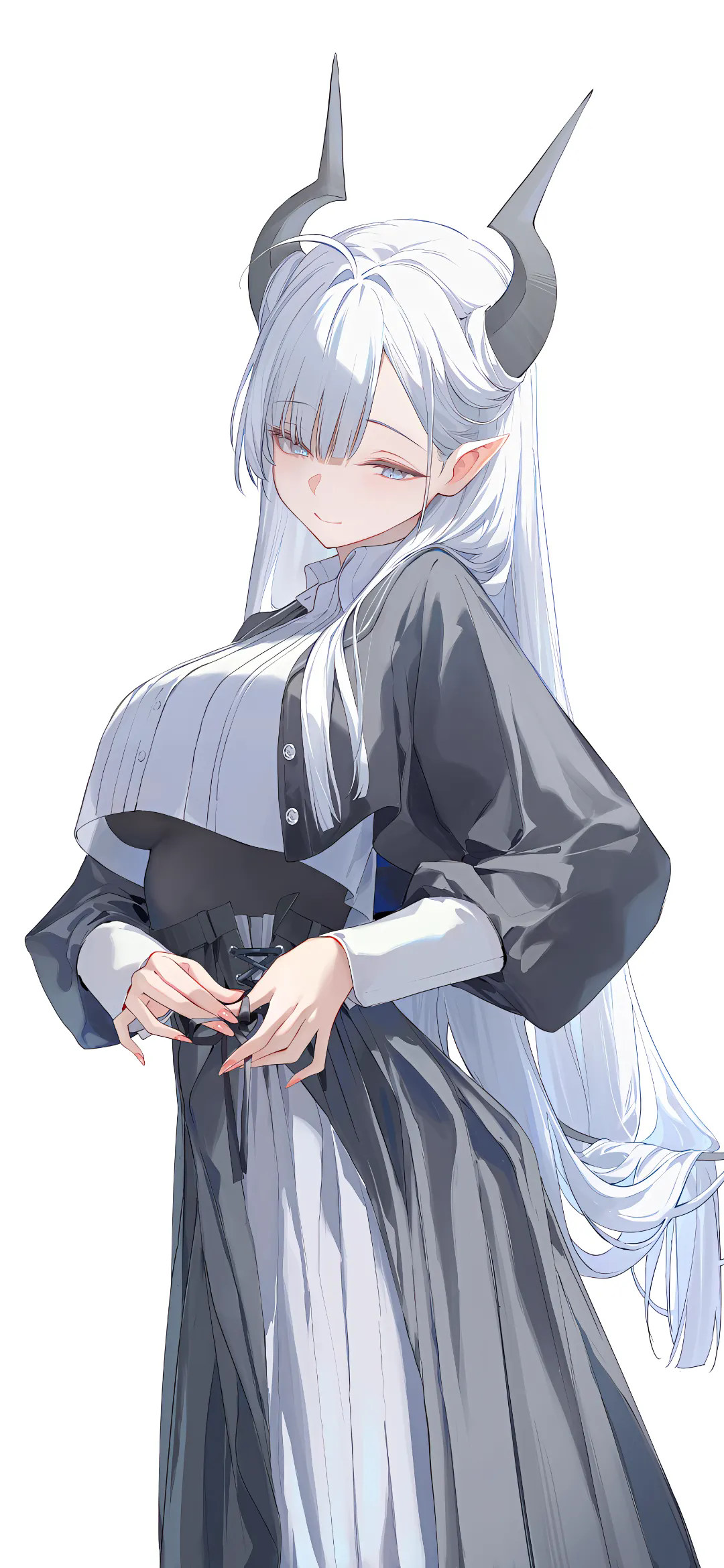 【动漫壁纸】崩坏 星穹铁道 黄泉 原神 雷电将军 兽耳白毛美少女 感情需要时间的自愈 手机壁纸-第8张