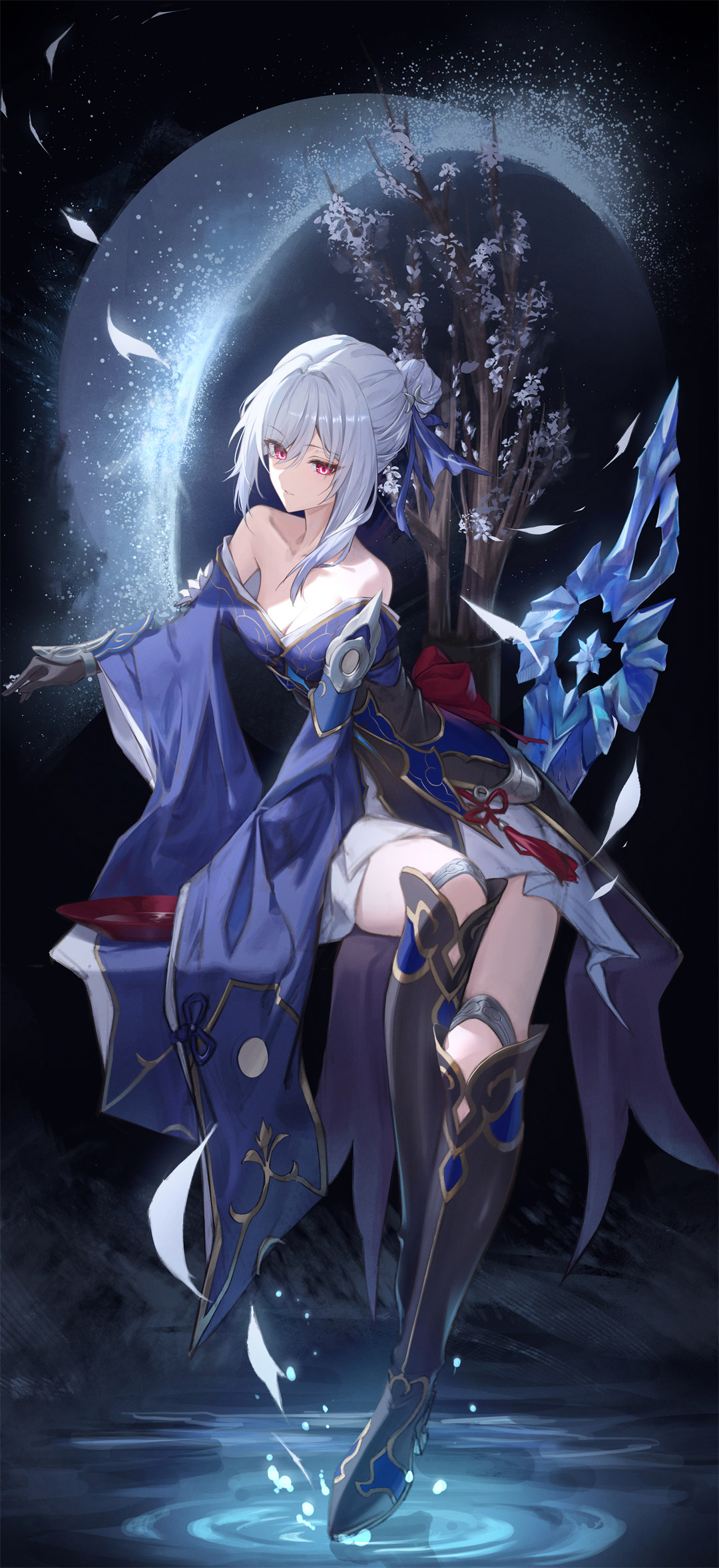 【P站美图】初音未来 绝区零 简 艾莲 原神 芙宁娜 白发制服美少女 吹着潇洒的晚风和你一起 P站美图-第1张