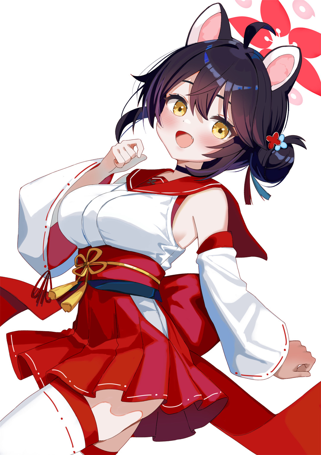 【P站美图】初音未来 绝区零 简 艾莲 原神 芙宁娜 白发制服美少女 吹着潇洒的晚风和你一起 P站美图-第7张