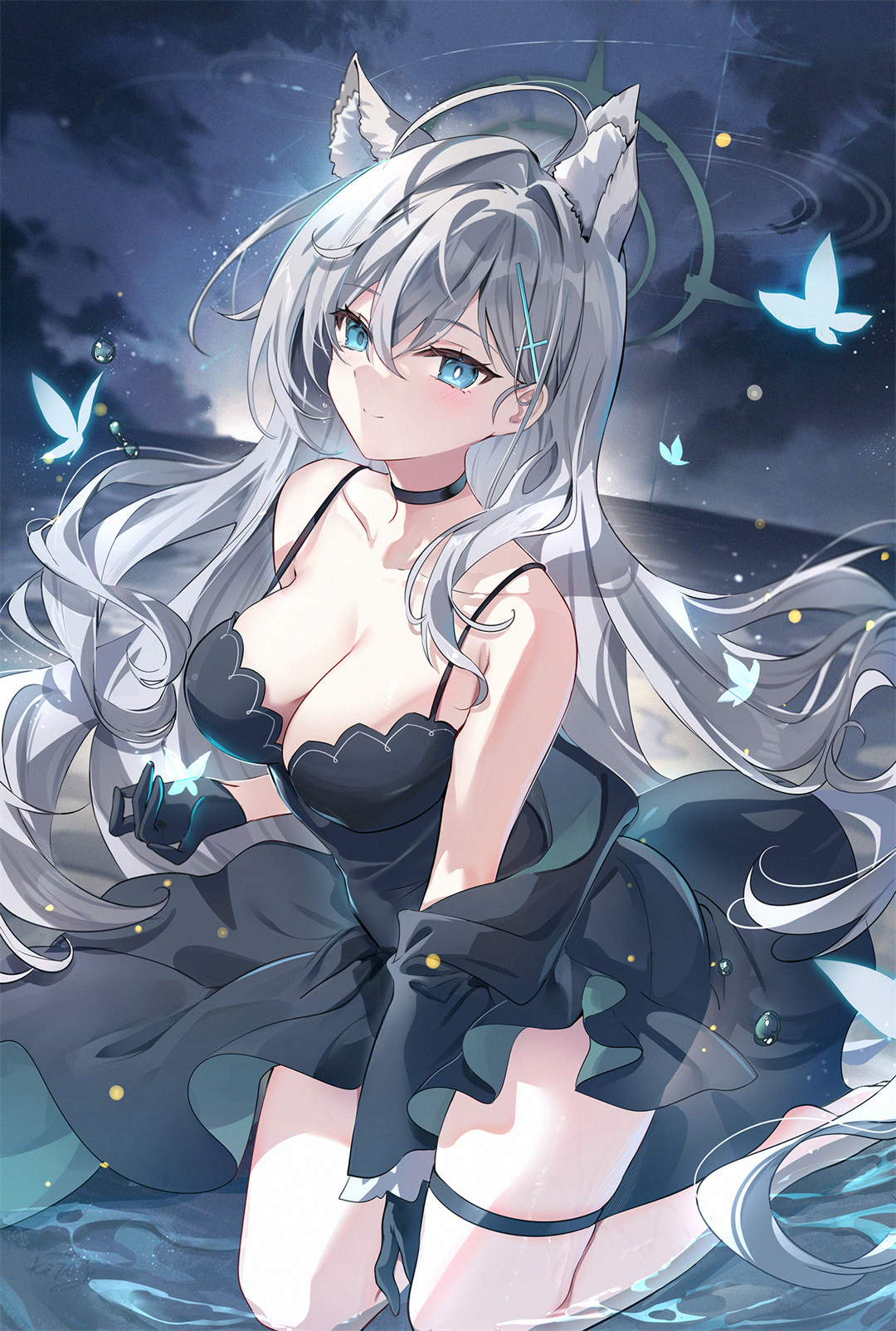 【插画精选】虚拟主播 猫又小粥 碧蓝档案 砂狼白子 绝区零 简 会员美图推荐 精选插画-第5张