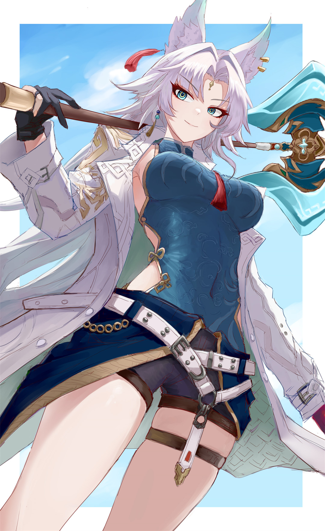 【P站美图】初音未来 双手比心 原神 玛拉妮 虚拟偶像 沙花叉库洛艾 插画美图推荐 P站美图-第2张