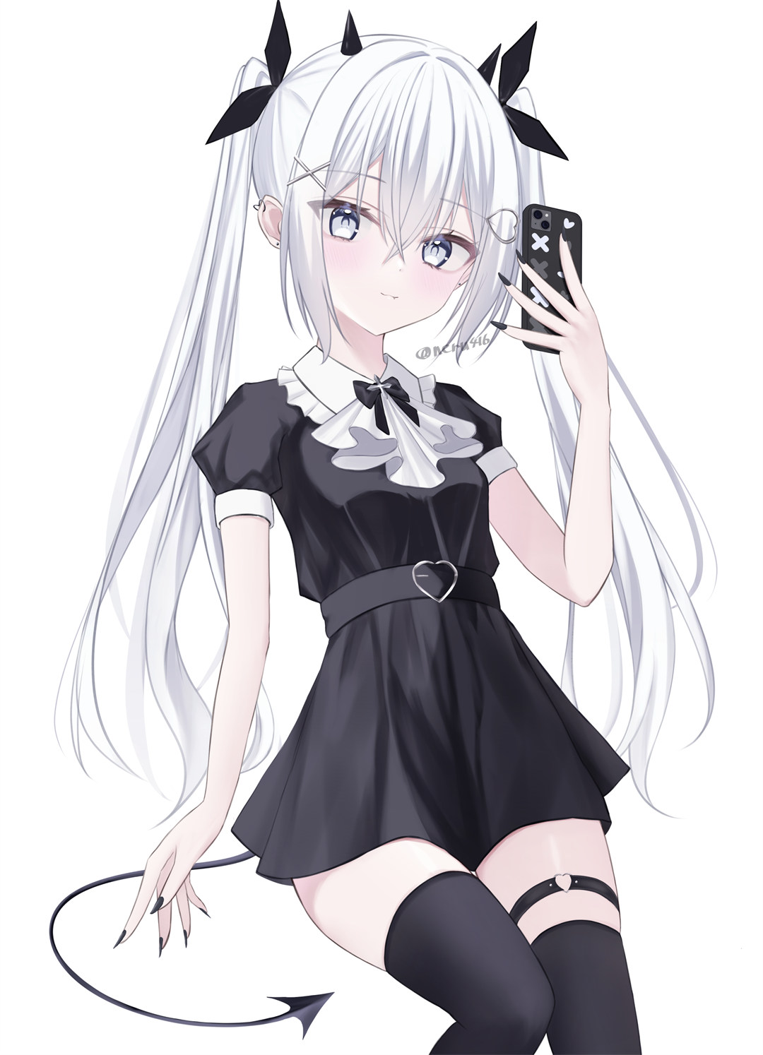 【P站美图】初音未来 双手比心 原神 玛拉妮 虚拟偶像 沙花叉库洛艾 插画美图推荐 P站美图-第7张