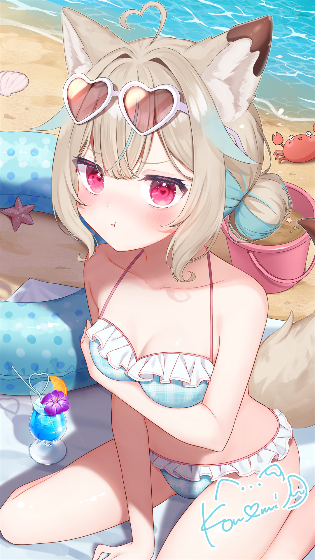 【动漫壁纸】原神 芙宁娜 明日方舟 凯尔希 碧蓝航线 兽耳漆原カグヤ 插画美图壁纸推荐 手机壁纸-第8张