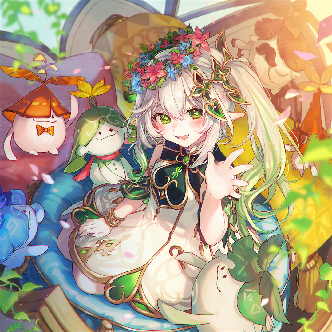 【插画特辑】原来是，梦中梦啊... 原神 小草神 纳西妲 可爱美少女 插画美图推荐 P站美图-第6张