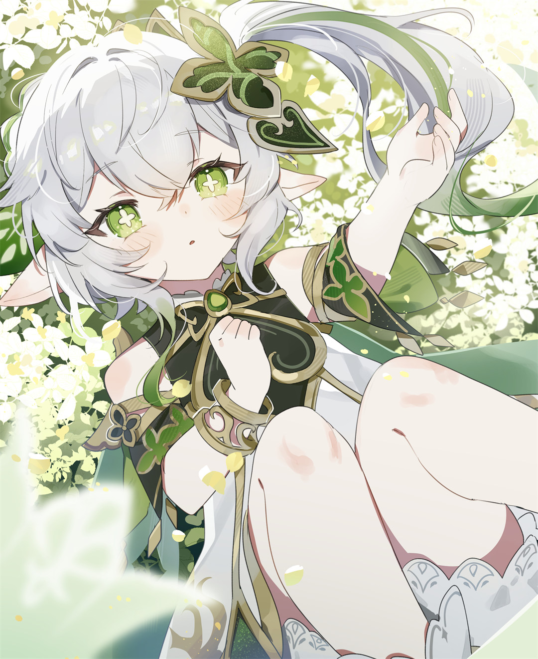 【插画推荐】原神 芙宁娜 纳西妲 胡桃 萤 甘雨 画师そらに美图小合集 P站美图-第3张