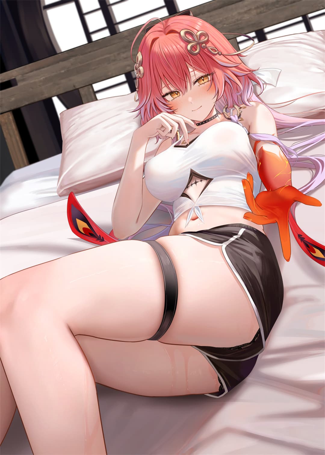 【插画精选】碧蓝航线 贝尔法斯特 鸣潮 长离 原神 玛拉妮 会员美图推荐 插画精选-第2张