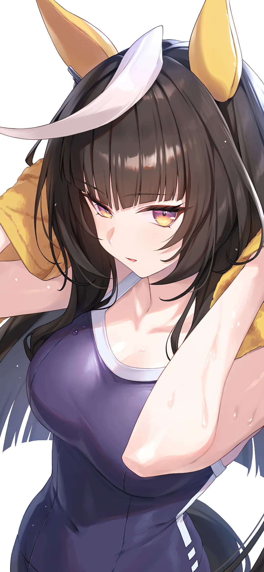 【动漫壁纸】重返未来：1999 柏林以东 泳衣黑发美女 兽耳美少女 虚拟主播 华生·阿米莉亚 花火 三月七 壁纸-第6张