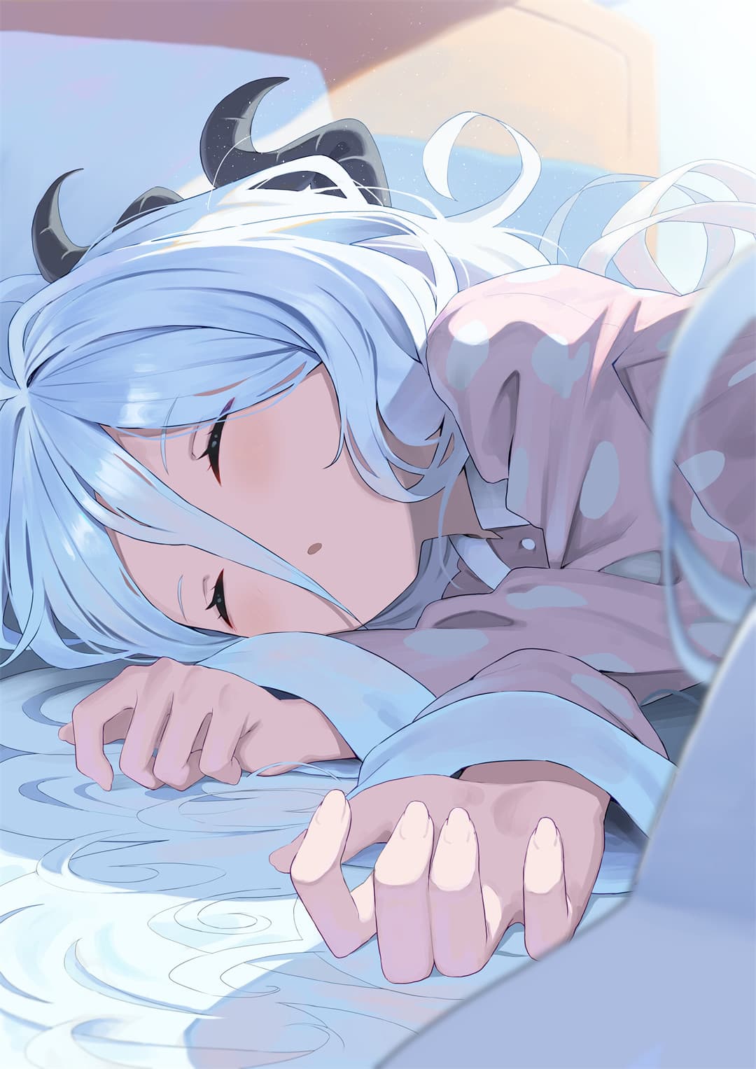 【插画美图】制服美少女 碧蓝航线 天城 可爱的Miku! 原神 芙宁娜 崩铁 知更鸟 笑面教授 动漫美图推荐 P站美图-第8张