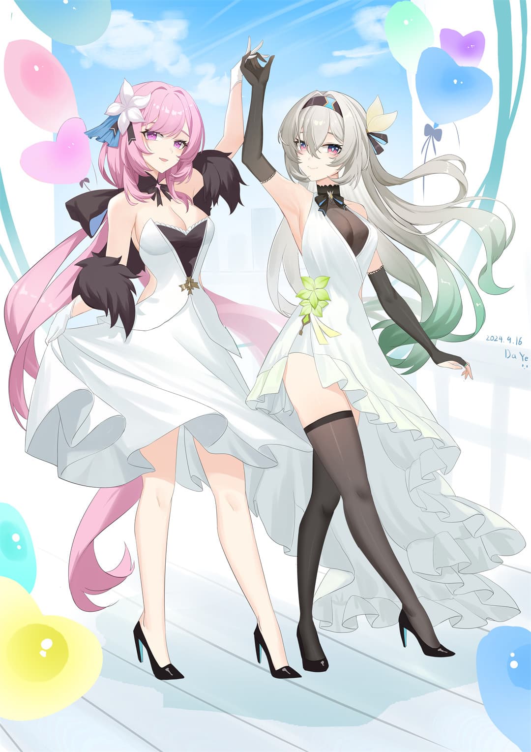 【插画美图】制服美少女 碧蓝航线 天城 可爱的Miku! 原神 芙宁娜 崩铁 知更鸟 笑面教授 动漫美图推荐 P站美图-第13张