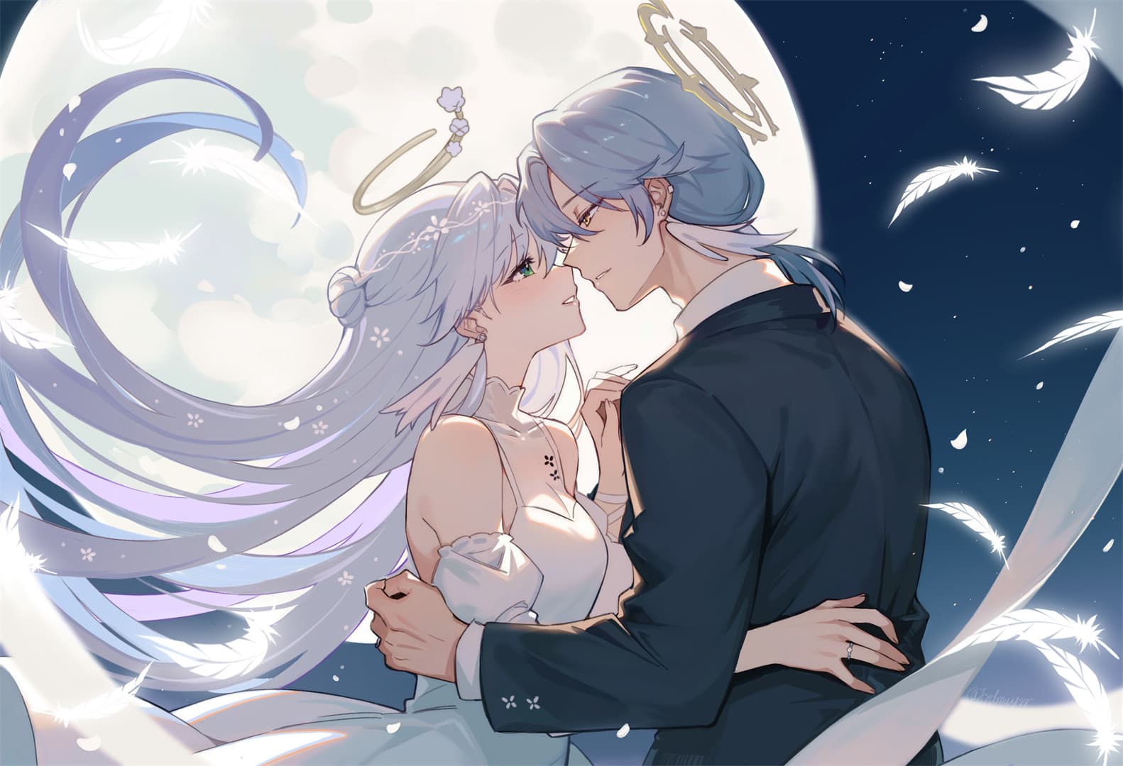 【插画美图】制服美少女 碧蓝航线 天城 可爱的Miku! 原神 芙宁娜 崩铁 知更鸟 笑面教授 动漫美图推荐 P站美图-第16张