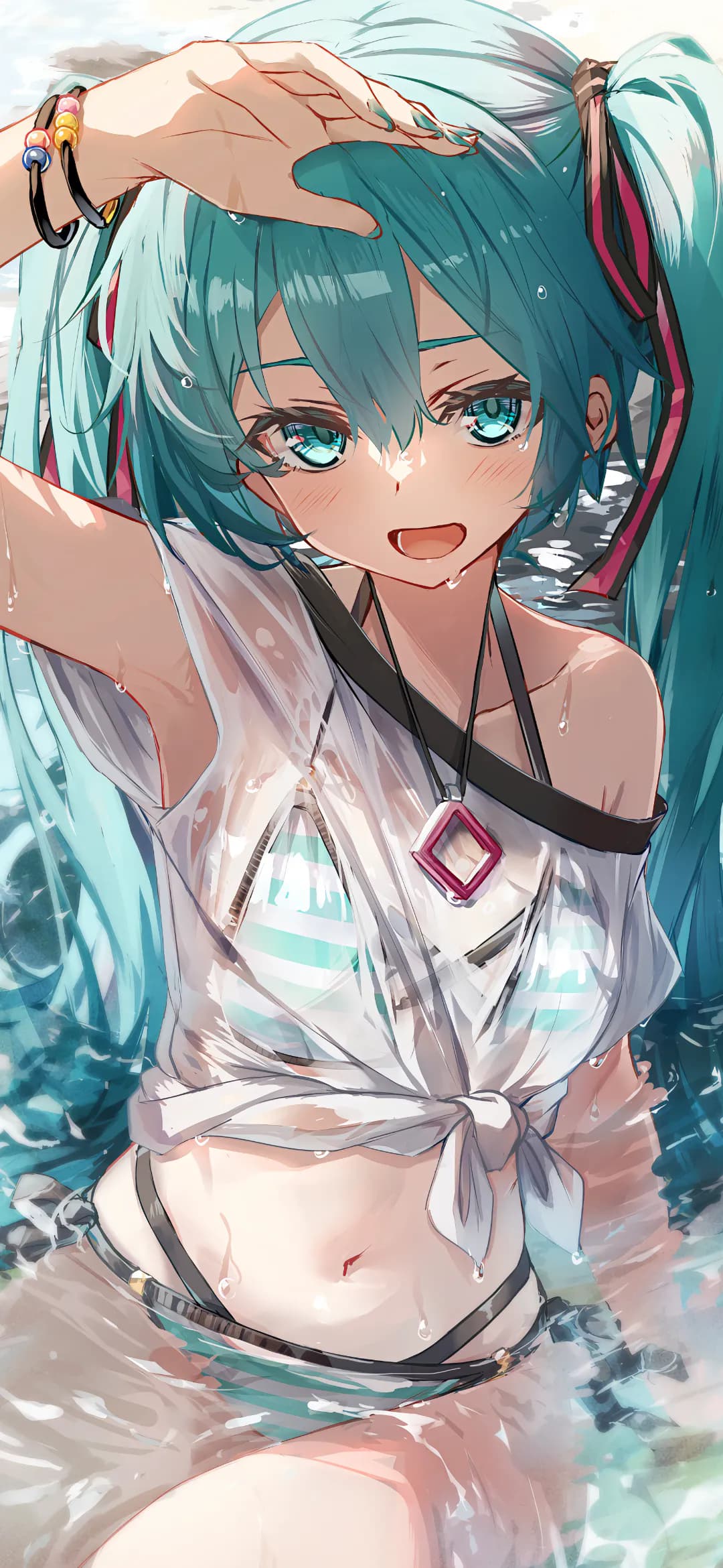 【动漫壁纸】双马尾Miku 星铁 黄泉 碧蓝档案 妃咲 虚拟偶像 湊阿库娅 插画美图推荐 动漫壁纸-第9张