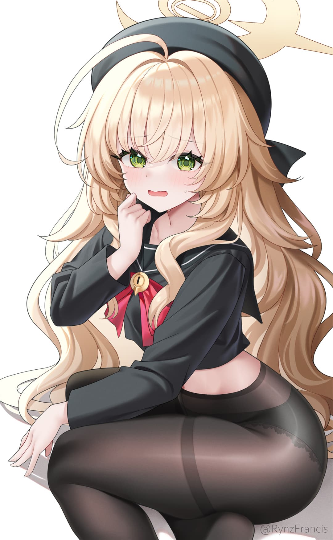 【P站美图】碧蓝档案 砂狼白子 妃咲 制服少女 双马尾Miku 绝区零 简 插画美图推荐 P站美图-第7张