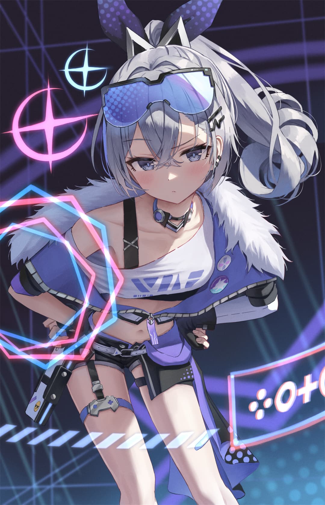 【P站美图】碧蓝档案 砂狼白子 妃咲 制服少女 双马尾Miku 绝区零 简 插画美图推荐 P站美图-第14张