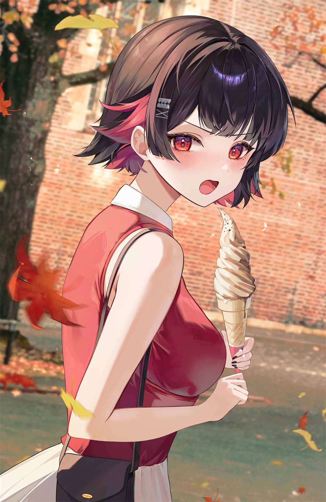 【P站美图】碧蓝档案 砂狼白子 妃咲 制服少女 双马尾Miku 绝区零 简 插画美图推荐 P站美图-第17张