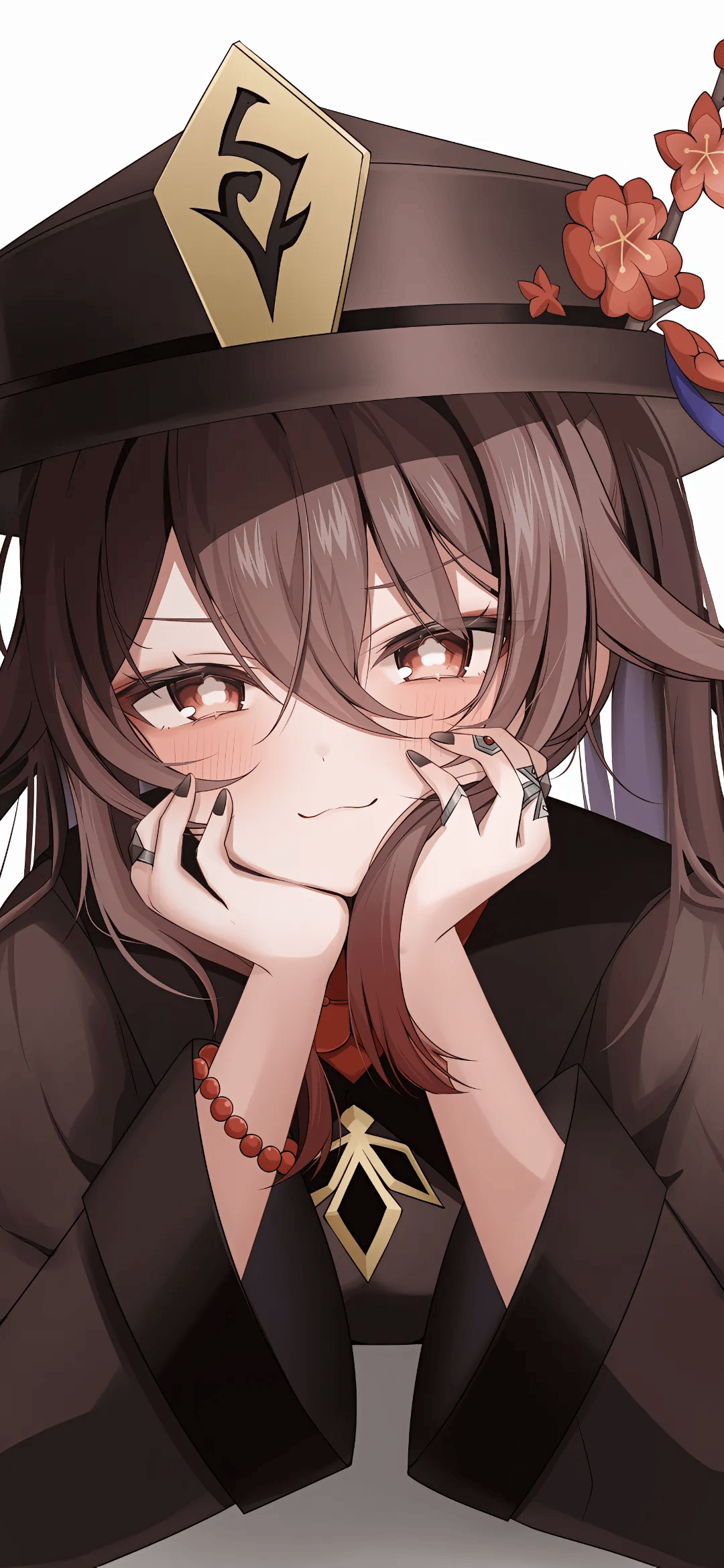 【动漫壁纸】虚拟主播 阿米莉亚 白发JK美少女 风纪委员 原神 小胡桃 插画美图推荐 手机壁纸-第8张