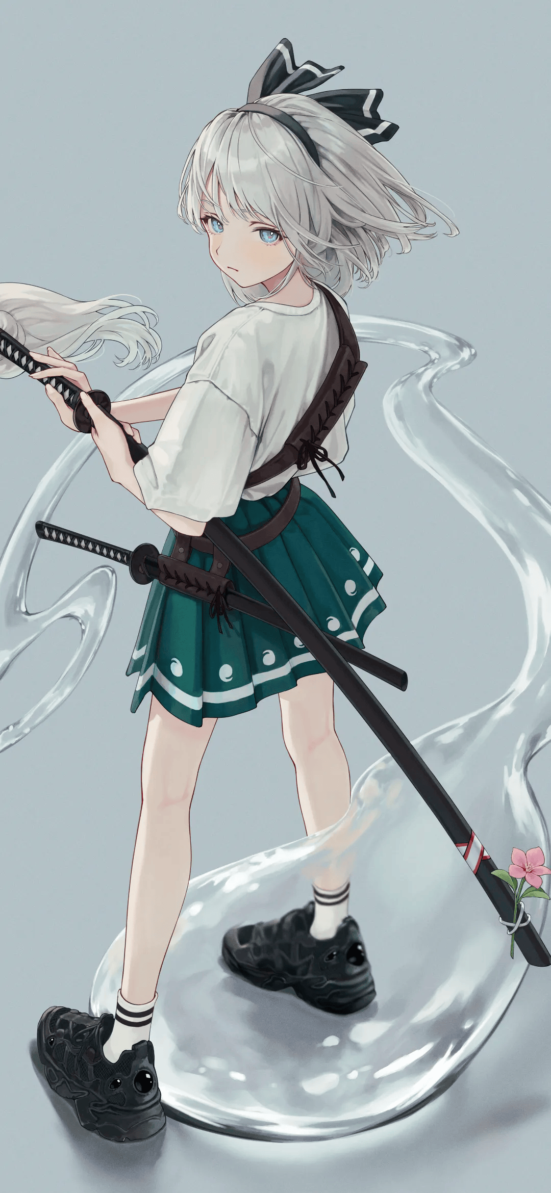 【动漫壁纸】虚拟主播 阿米莉亚 白发JK美少女 风纪委员 原神 小胡桃 插画美图推荐 手机壁纸-第10张