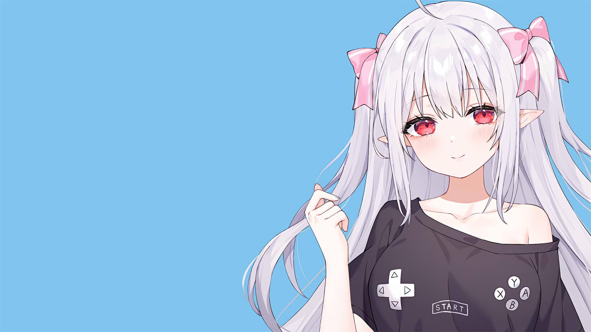 【动漫壁纸】虚拟主播 阿米莉亚 白发JK美少女 风纪委员 原神 小胡桃 插画美图推荐 手机壁纸-第13张