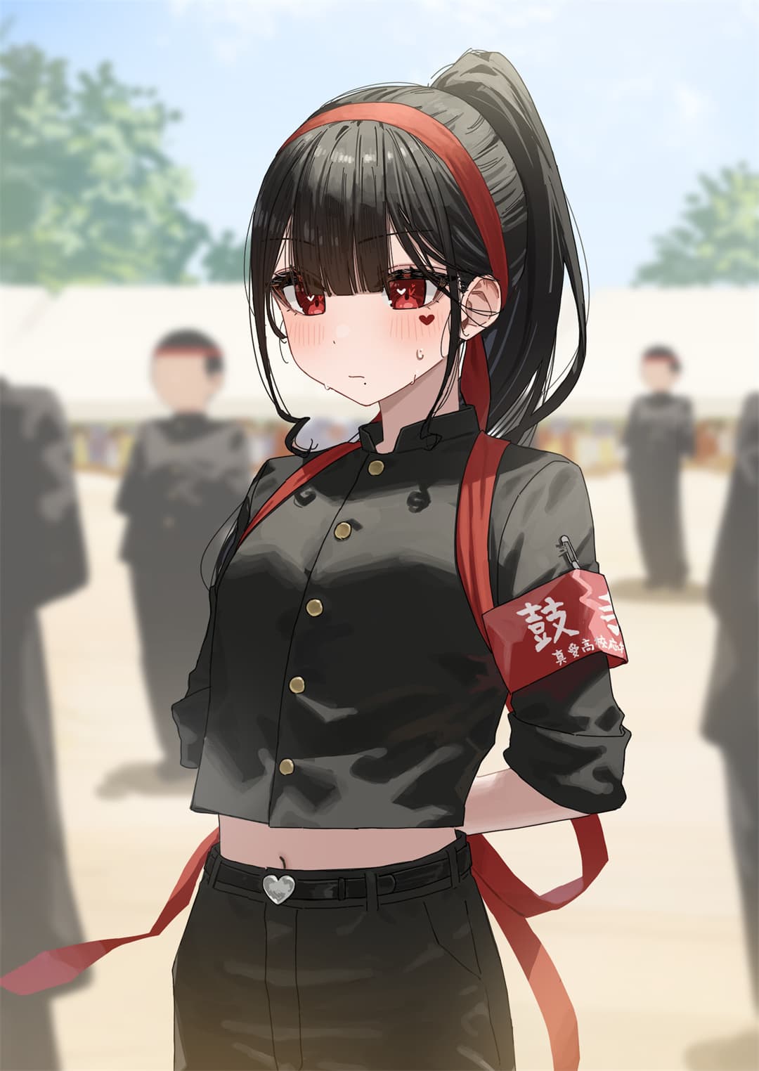 【P站美图】碧蓝档案 阿洛娜 蛮啾 黑发美少女 月之美兔 八奈見杏菜 动漫插画推荐(共55张) P站美图-第4张