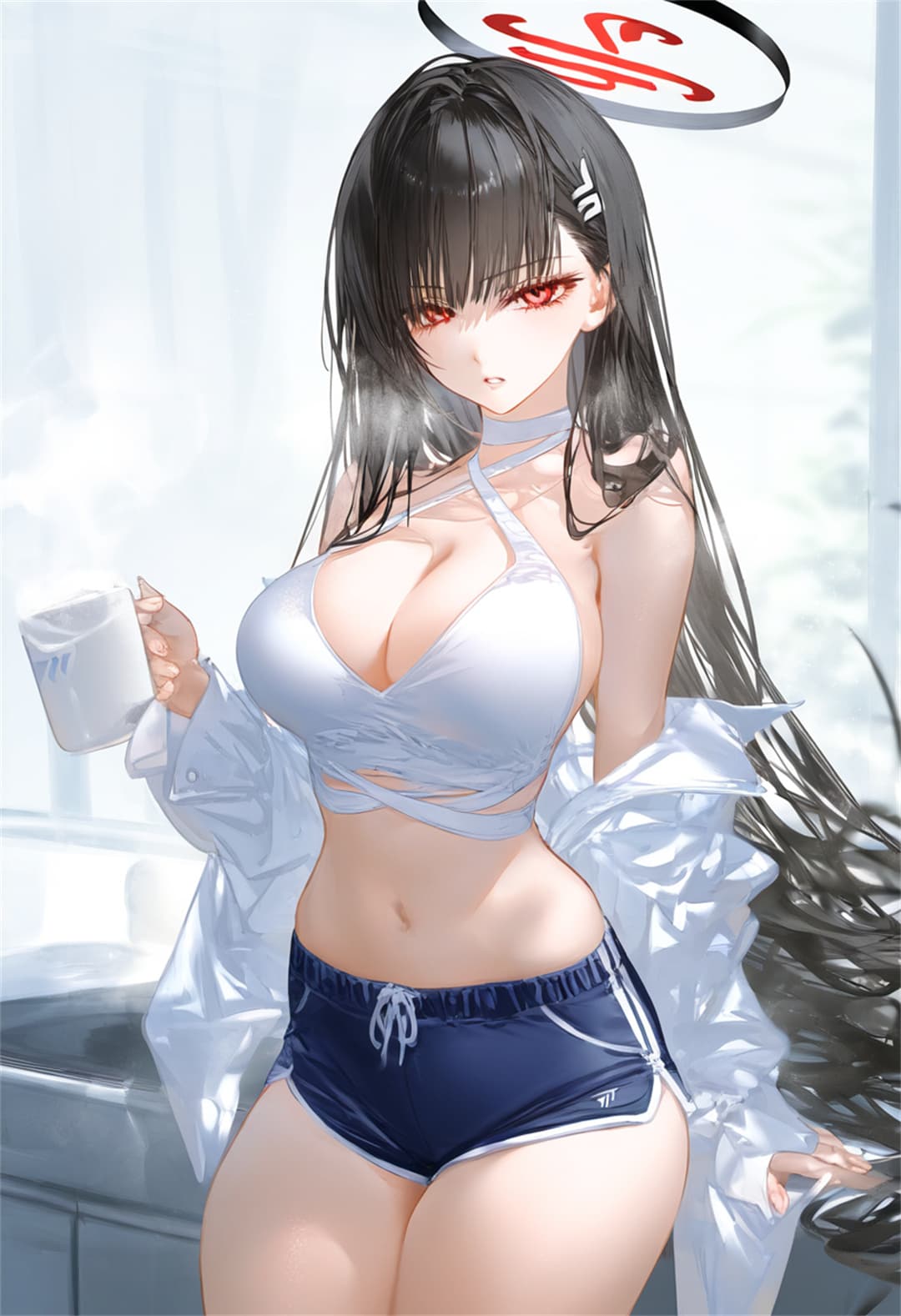 AI生成 碧蓝档案 调月莉音@chosen鲷 插画-第4张