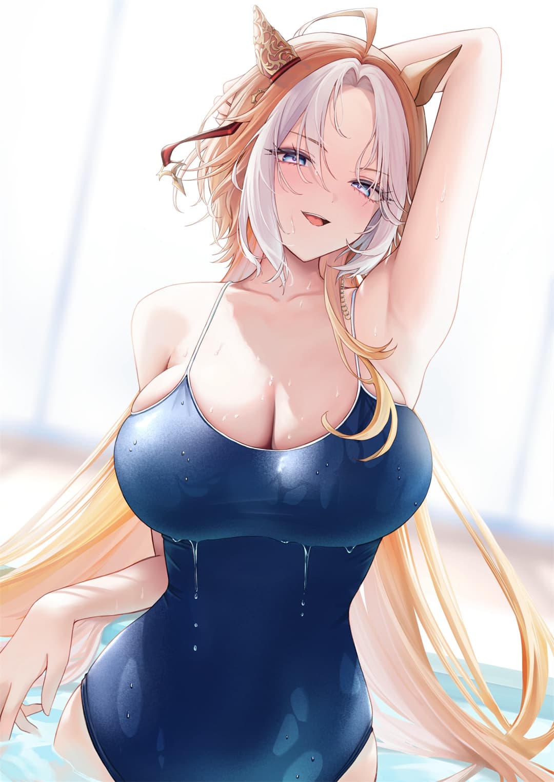 【插画精选】兽耳美少女 超诱惑 星穹铁道 阮梅 赛马娘 泳衣黄金巨匠 会员动漫美图推荐(43张) 精选插画-第4张