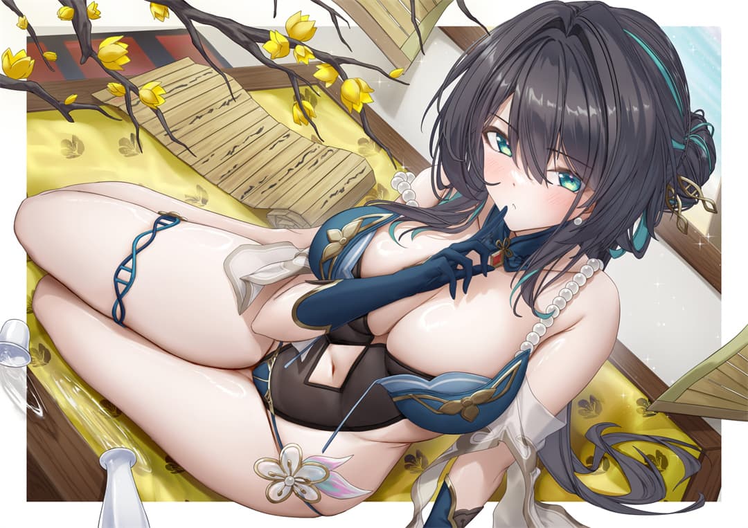 【插画精选】兽耳美少女 超诱惑 星穹铁道 阮梅 赛马娘 泳衣黄金巨匠 会员动漫美图推荐(43张) 精选插画-第6张