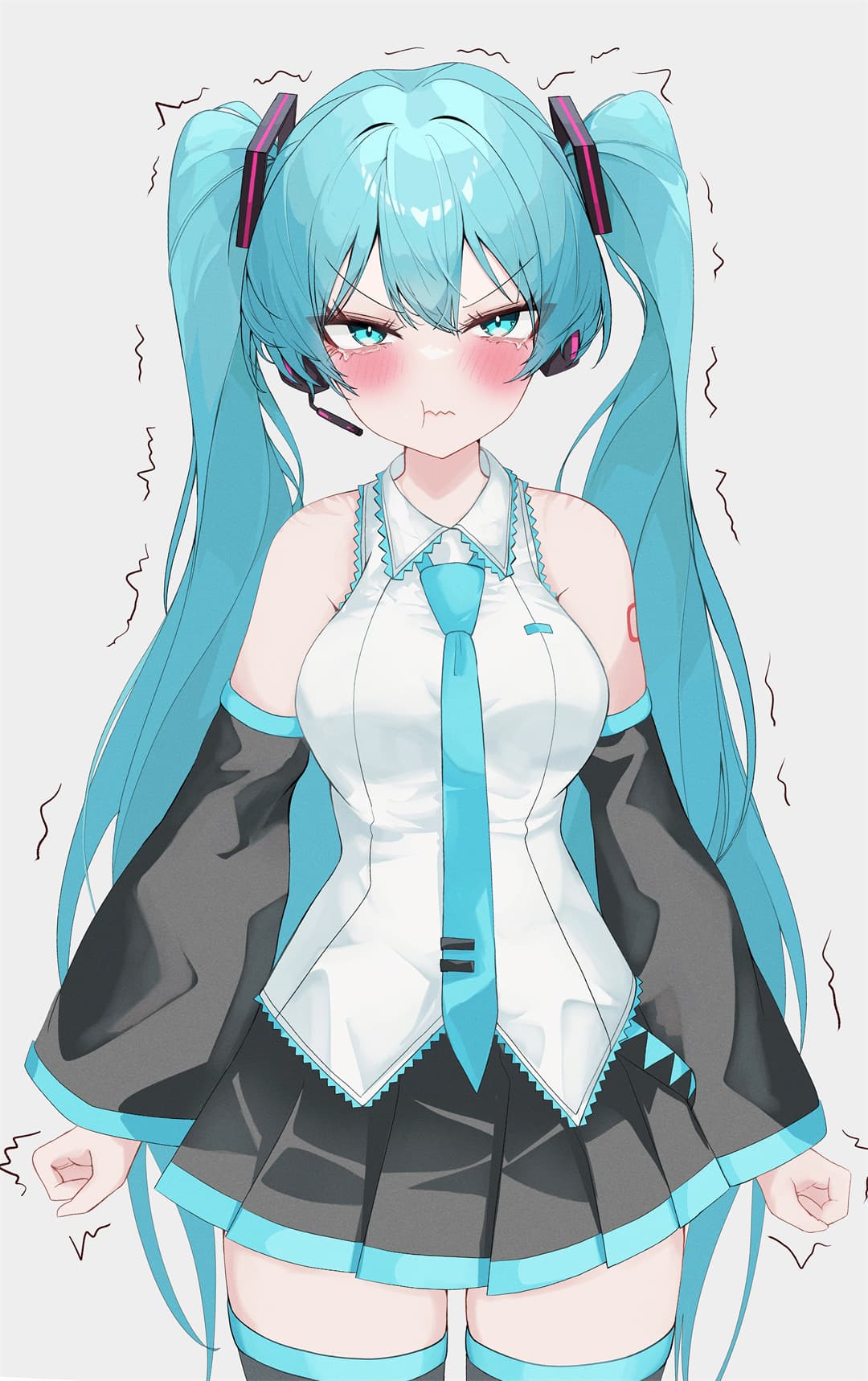 【P站美图】生气的小miku 崩铁 飞霄 碧蓝档案 早濑优香 胜利女神：NIKKE 插画壁纸推荐（42张） P站美图-第10张
