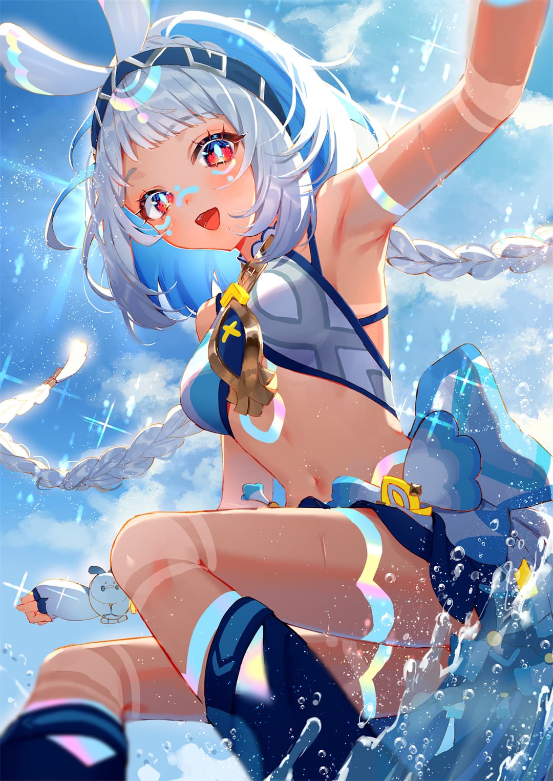 【P站美图】星穹铁道 飞霄 虚拟偶像 星街すいせい 碧蓝档案 圣园弥香 鸣潮 漂泊者 插画美图推荐（42张） P站美图-第7张