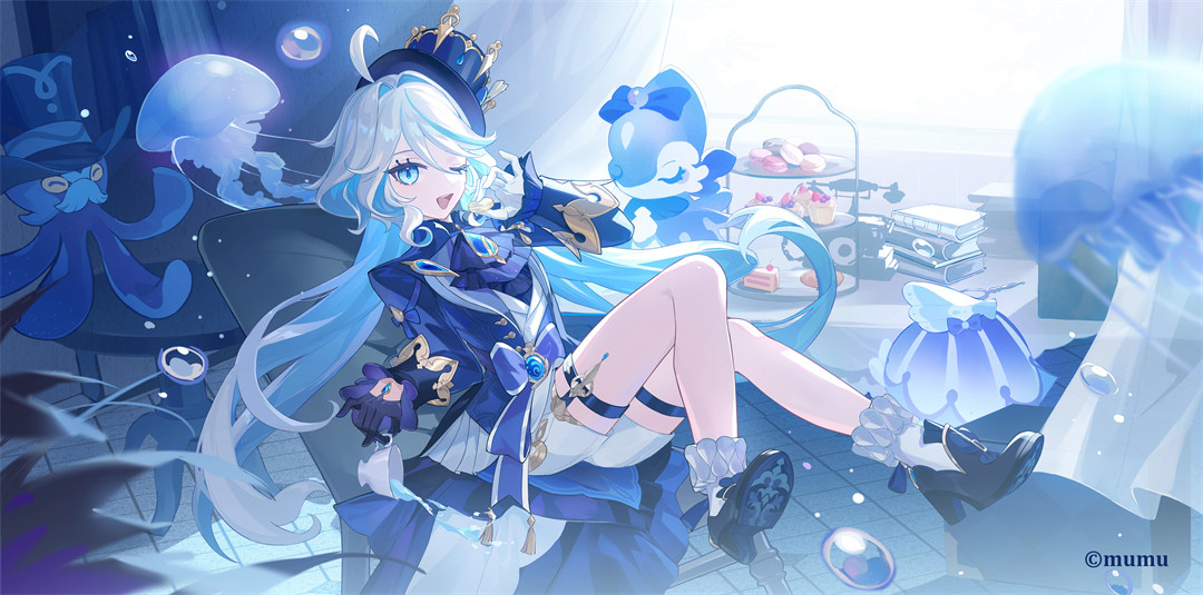 【P站美图】绝区零 艾莲乔 原神 芙宁娜 星穹铁道 知更鸟 miku初音未来 插画美图推荐（42张） P站美图-第7张