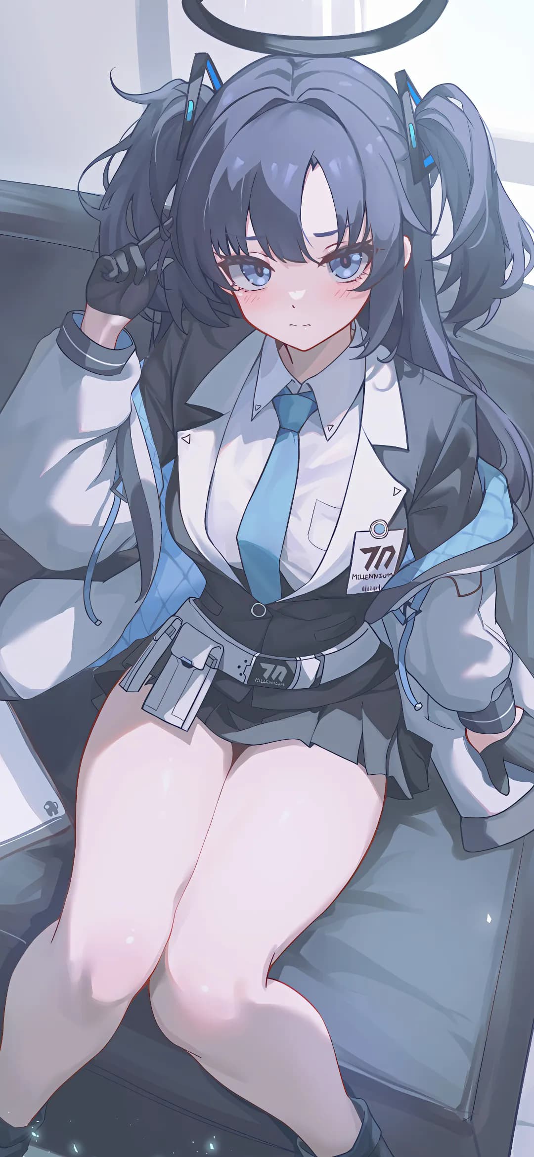 【动漫壁纸】原神 JK制服小胡桃 绝区零 简 星铁 飞霄 碧蓝档案 早濑优香 插画推荐 手机壁纸-第10张