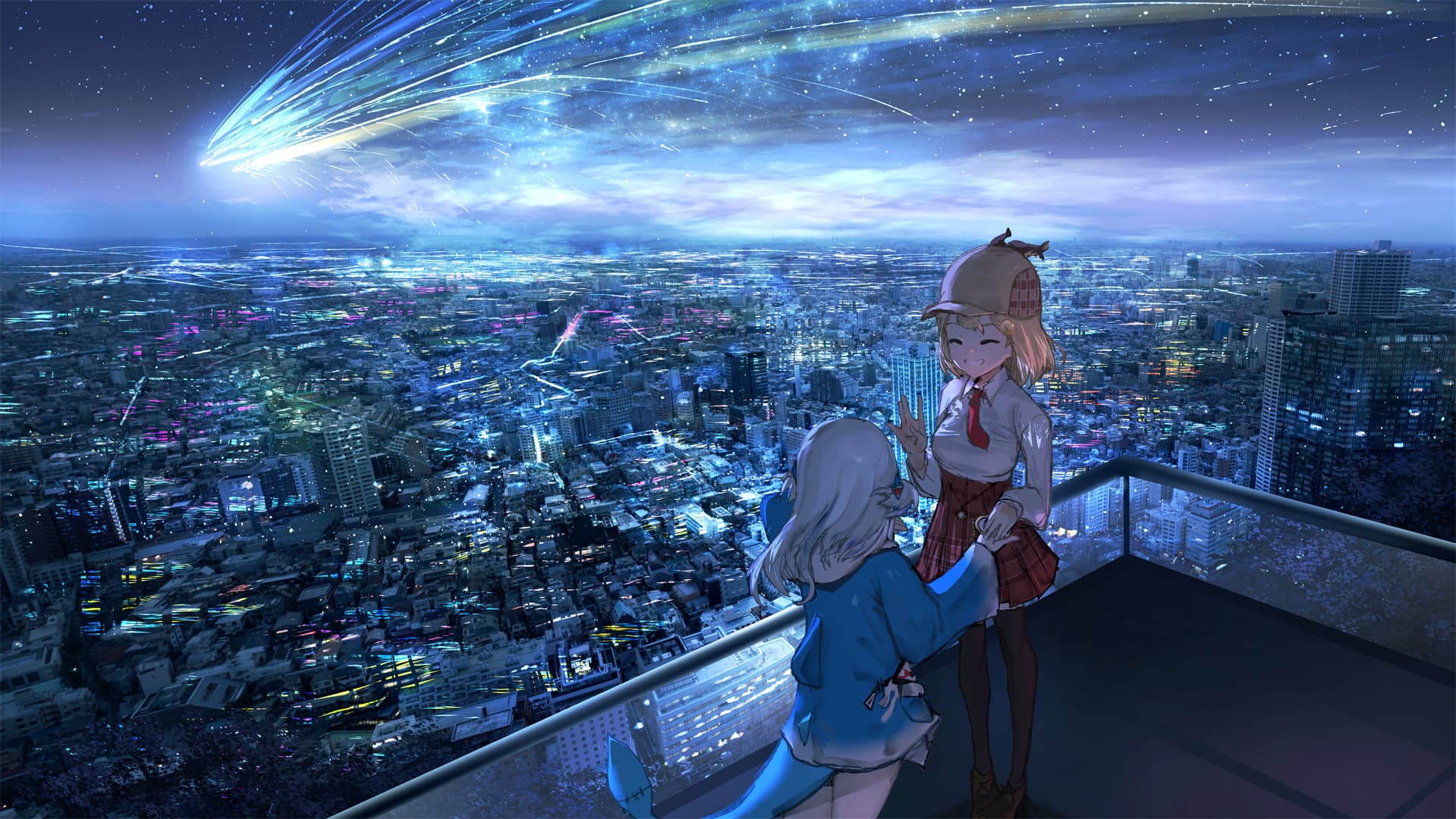 【P站美图】星穹铁道 星 飞霄 原神 芙宁娜 碧蓝档案 空崎ヒナ 心华 插画美图推荐 P站美图-第7张