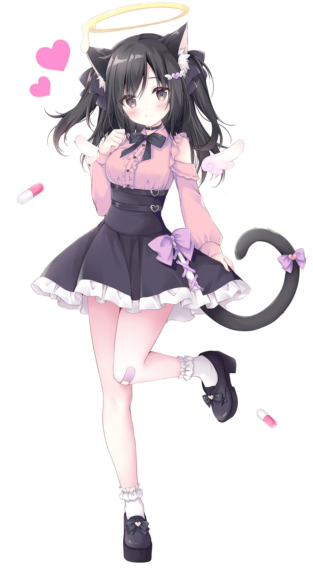 【动漫壁纸】碧蓝档案 陸八魔アル 喝咖啡的美少女 银发女学生 兽耳美少女 插画美图推荐 P站美图-第10张