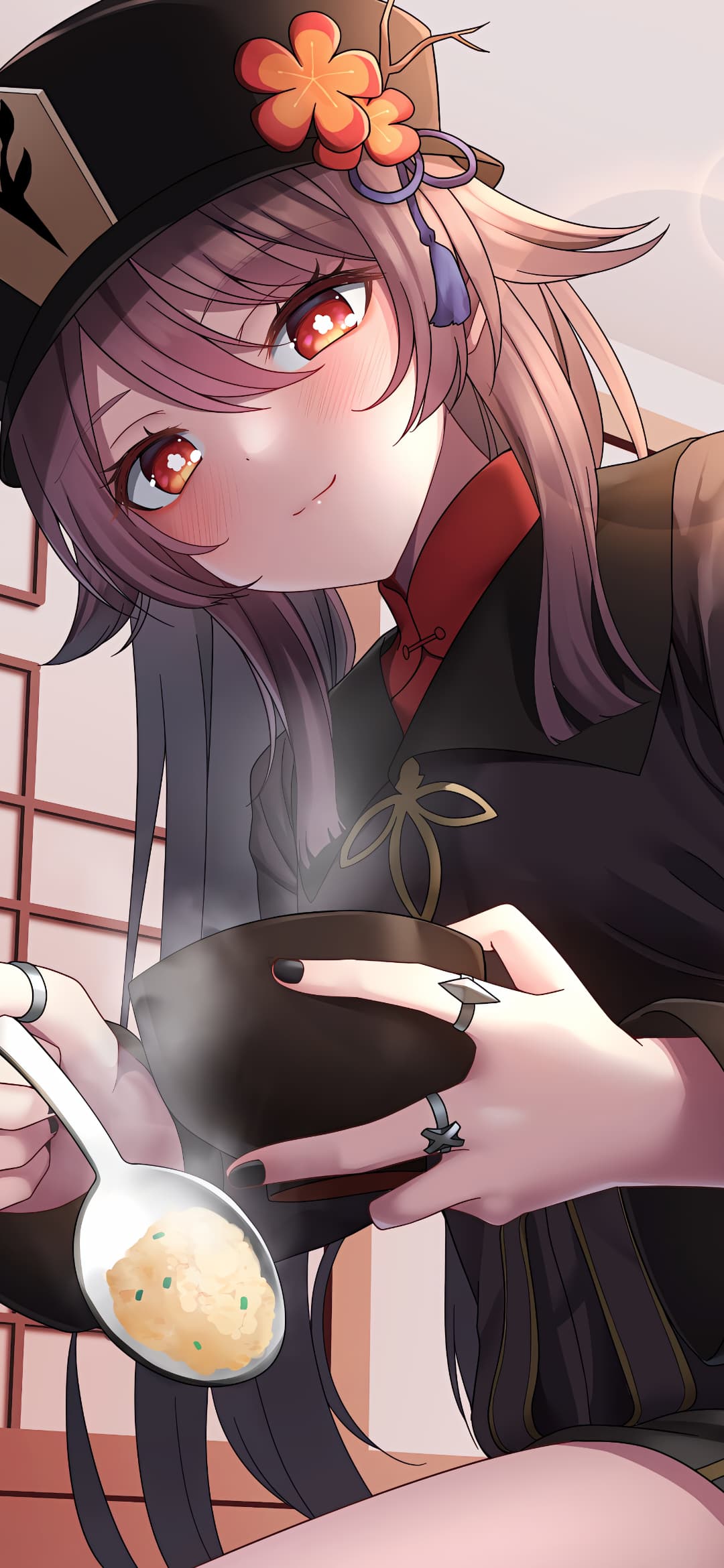 【动漫壁纸】碧蓝档案 砂狼白子 圣园弥香 原神 胡桃 白发美少女 是你让人间平凡着的烟火都变成绝色 手机壁纸-第10张