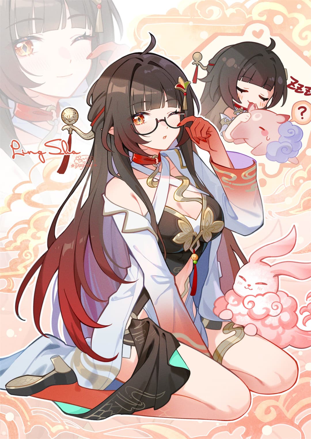 【P站美图】崩坏：星穹铁道 灵砂 花火 月村手毬 碧蓝档案 普拉娜 妃咲 动漫插画推荐 P站美图-第3张