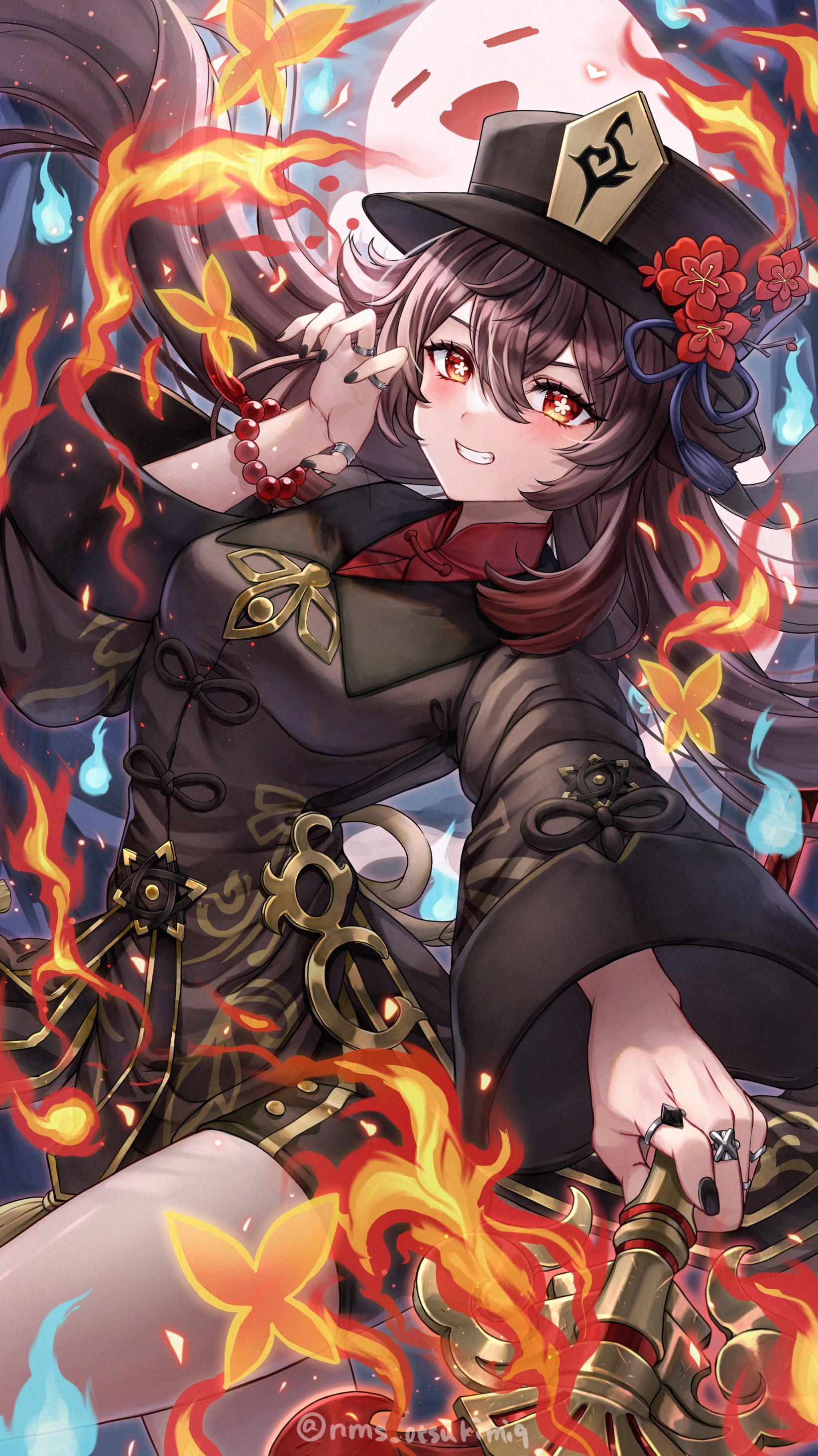 原神胡桃美图 插画-第4张