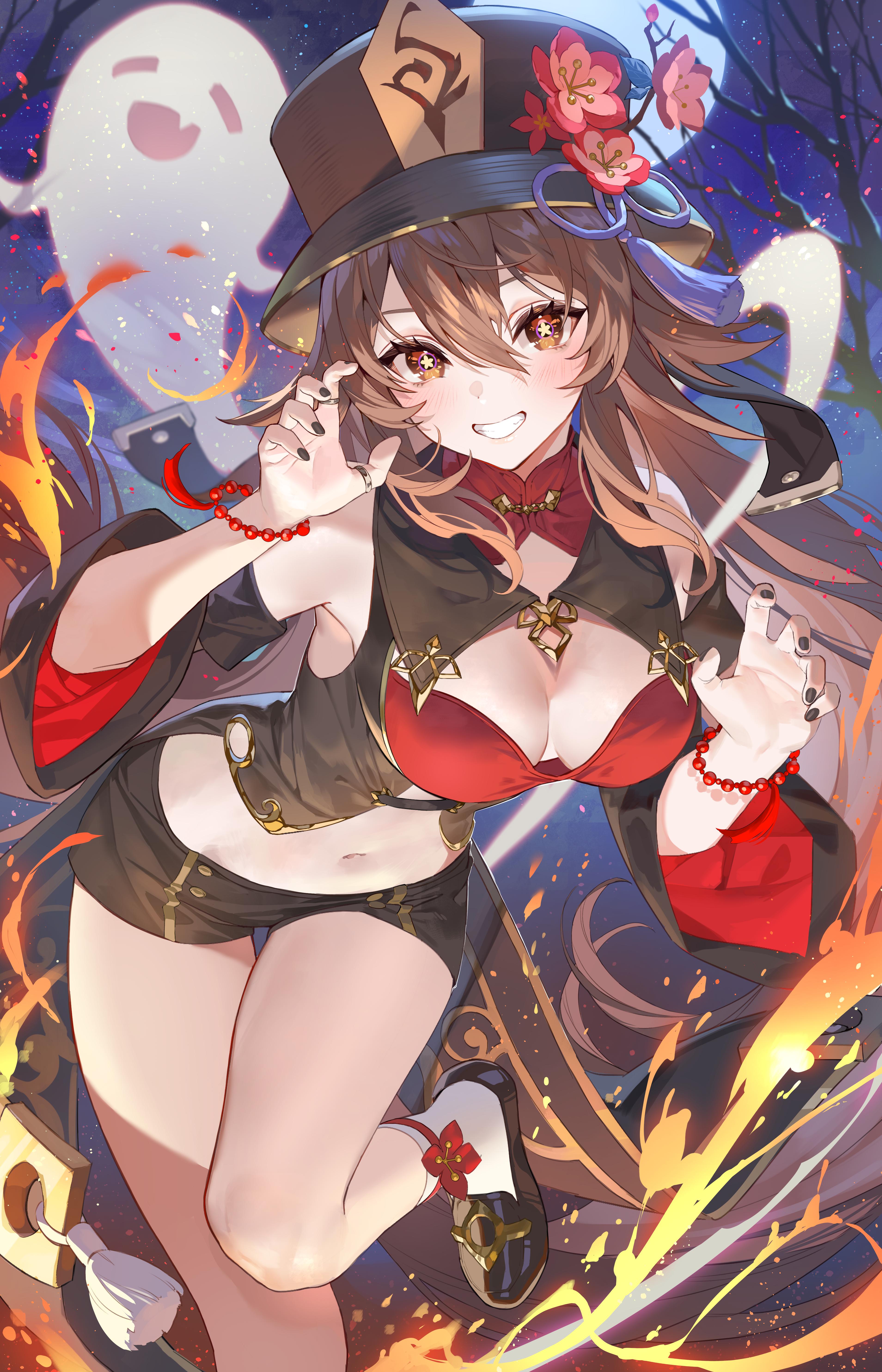 原神胡桃美图 插画-第5张
