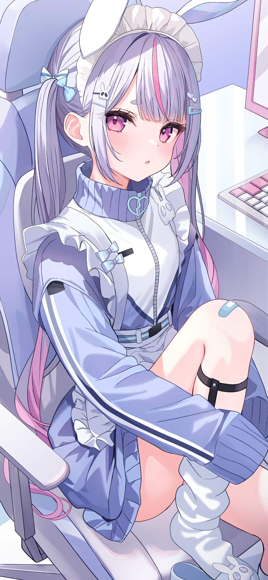 【动漫壁纸】碧蓝档案 砂狼白子  初音小Miku 绝区零 艾莲乔 简 星穹铁道 银狼 ロシデレ 插画美图推荐 手机壁纸-第3张